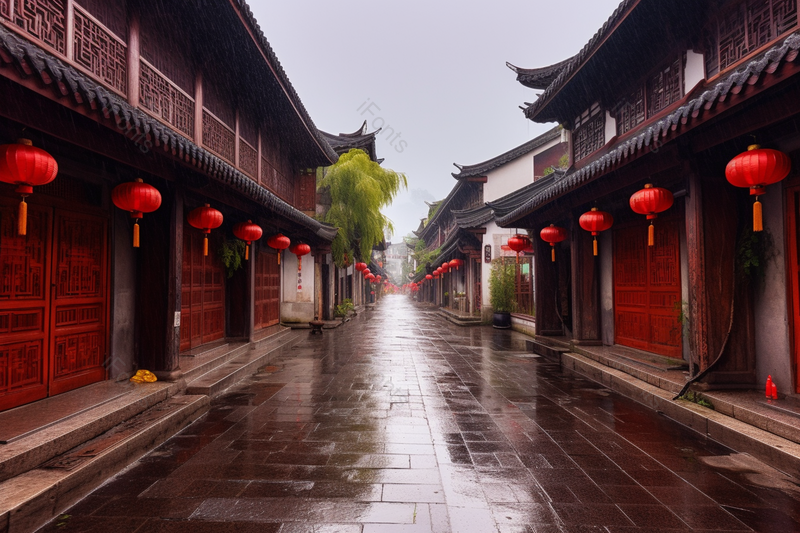 小巷子古老的街道古镇建筑背景图,高清,摄影图,摄影图片,图片大全,摄影图免费下载
